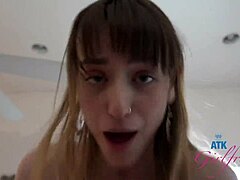 amateur lana gives blowjob, gets fucked doggystyle, and rides cowgirl in pov hookup