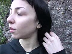 Fucking Outdoor in Public Near Monastery with European Amateur Teen in Caribbean Style