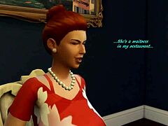 Sims 4 parody with back to future xxx vibe... oops