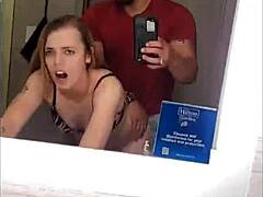 fucking tiny young freshman in hotel bathroom