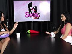 um gang bang perfeito para ela com 6 homens e seus fetiches