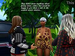 Sims 4 Ruby & Doris Meet Roadfuckers!