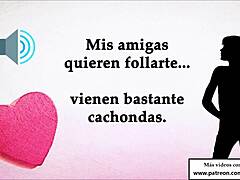 Subtle spanish joi with friend at valentine's party