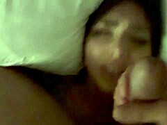 anime character sisi rose opens wide for spit in homemade hotel