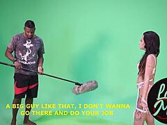 Tattooed Brunette Milf Does Anything For Big Black Cock Job