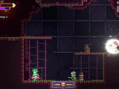 Scarlet Maiden gets futanari blowjob at gloryhole in caves