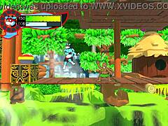 OH endless CUMSHOT with best friend on beach! Hot footjob in gay hentai game.