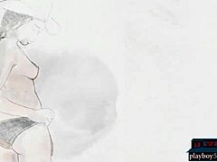 Curvy black milf briana ashley strips outdoor on the ranch?