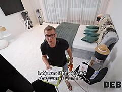 hot czech horsegirl summer rides pov in debt4k 💦