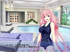 akumeru family yunagi route part 2 pounding in the pool