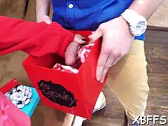 Teen 18+s play naughty games together