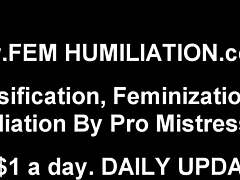 You are no longer allowed to wear men's underwear in my domination