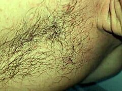 pizza delivery guy arrives during hotel room sex.