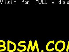 Look at this hot maid masturbating with toys in BDSM slave play!