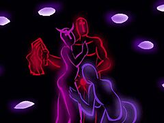 Animated erotica with monster cock, hardcore sex, kinky fetish, featuring Kendal Good in Poly Sutra King Noire.