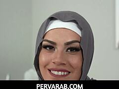 Arab Teen Veronica Valentine Starts Embarrassed But Yields To Lust In Pervarab Pov Blowjob Sex