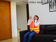 Stranger in Florida licks my wet natural tits and gives blowjob in sexy dress for roleplay fun