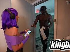 Halloween trickery with big black dick