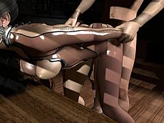 fucking eve doggy style after throat fucking in stellar blade parody 😏