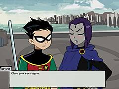 in this 18titans episode 6, jinxed action unfolds with cartoon teen 18+ and alien monster.