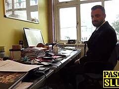 The hot babe Misha Mayfair endured a rough sex session with Pascal, including spanking and doggystyle.