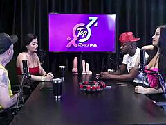 woman defecates on man's dick in bizarre moment with strong pussy smell