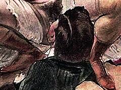 Vintage Drawings Showcase Artistic Illustrations from Past Eras. They Feature Classic Styles and Themes.