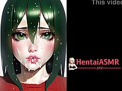 in this anime hentai, froggy sluts in bikinis masturbate around