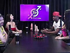 woman defecates on man's dick in bizarre moment with strong pussy smell