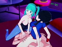Bulma Exclaims, 'Chichi, Let's Have an Amazing Threesome with Defloration and Milk!'