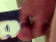 i made a cum tribute for my friend, jerkin off and shootin all over