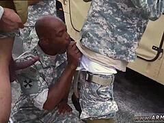 black and white schoolboys barebacking emo twink in gay sex 😏