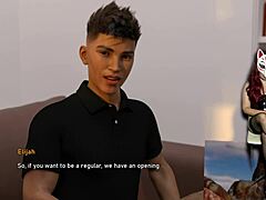 in the brothel game, steps of debauchery unfold with role play in see-through stockings and costumes