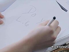 perky ebony coed steals her white bestie's crush