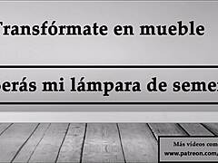 turn into furniture be my semen lamp joi