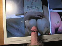 Amateurs create a homemade cum tribute for Pinkbunny featuring horned gods