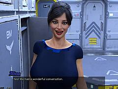 stranded in space episode 22 features big tits milf in curvy outfit wanting a chat