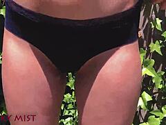 i cum in my stepsister's panties in the garden