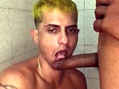 this twink teen filled my mouth with his monster cock and gave me a huge facial