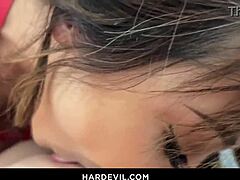 nicole doshi's perfect ass gets oiled and banged hard in a group scene