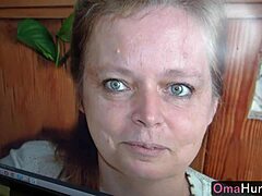 I can't resist playing with this chubby mature's big pussy alongside a teen girl.