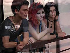 i'm fucking this milf missionary with my monster cock in the game