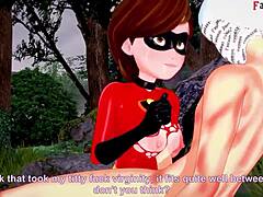 Elastigirl gets fucked hard on a secret mission in this full movie