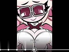 所以Plucknix 被这个怪物鸡巴猛操，全跟着那个Hentai游戏音乐的节奏