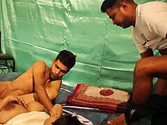 I joined this wild foursome with two hot bikini girls Shathi Khatun Hanif Shapan Pramanik and Rumpa Akter for anal and blowjobs.