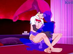 Lillie and Jessie Musashi's intense sex contrasts with Pokémon hentai's cartoon style