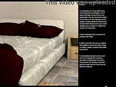 Small gesture episode in 3d cartoon comics