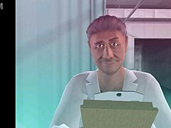 Charles leads horny nudists to the doctor in this anime beach game