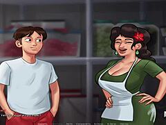 Summertime Saga featuring big mature Mexican ass in episode 1 43