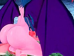 Morrigan Fucks Hard In Sheer Halloween Fantasy